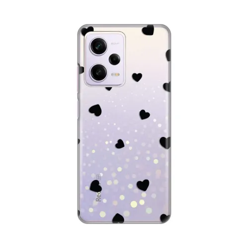 Silikonska futrola - maska print Skin za Xiaomi Redmi Note 12 Pro 5G (EU) Hearts.