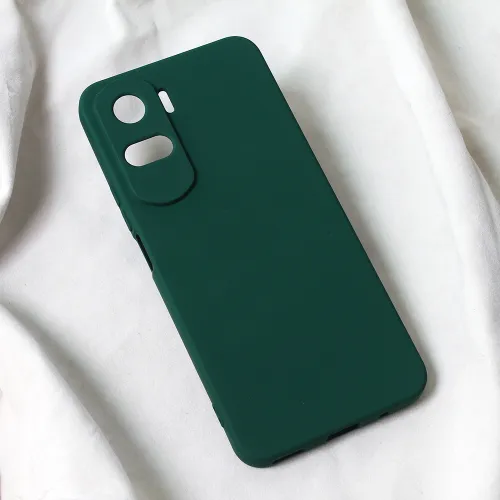 Futrola - maska Teracell Soft Velvet za Huawei Honor 90 Lite tamno zelena.