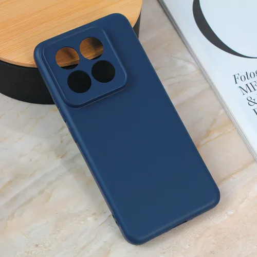 Futrola - maska Teracell Giulietta za Xiaomi 14 Pro mat tamno plava.