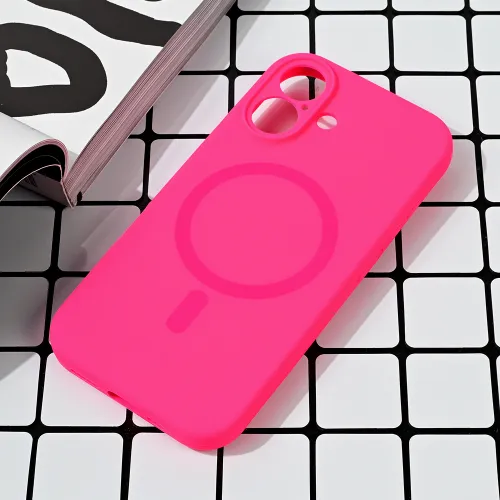 Futrola - maska Magsafe Pure color za iPhone 16 6.1 pink.