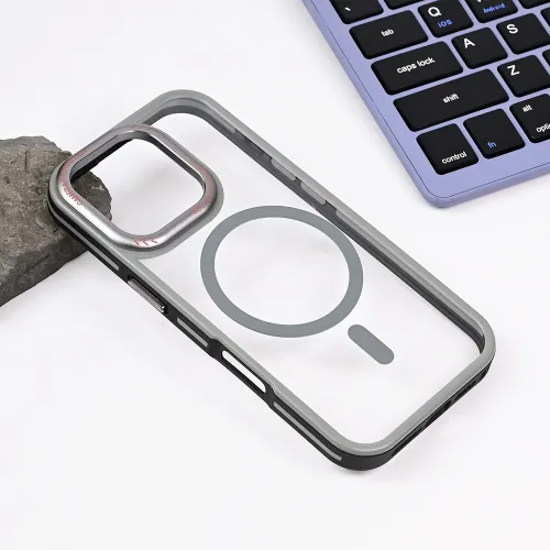 Futrola - maska Magsafe Trendy za iPhone 16 Pro 6.3 siva.