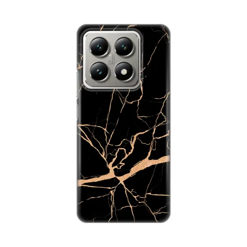 Silikonska futrola - maska print za Xiaomi 14T All Black.