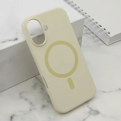 Futrola - maska PURE MagSafe za iPhone 16 (6.1) zuta (MS).