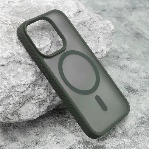 Futrola - maska RUGGED MagSafe za iPhone 15 Pro (6.1) tamno zelena (MS).