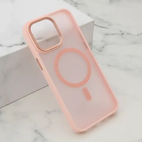 Futrola - maska SILKY MAGSAFE II za iPhone 15 Pro Max (6.7) pink (MS).