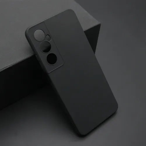 Futrola - maska ultra tanki KOLOR za Realme C65 crna (MS).