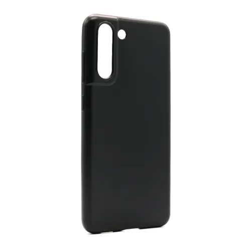 Futrola - maska ultra tanki KOLOR za Samsung G990 Galaxy S21 FE crna (MS).