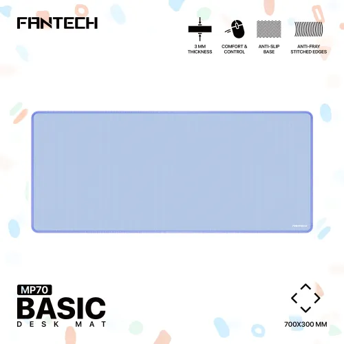 Podloga za mis Fantech MP70 Deskmat plavi.