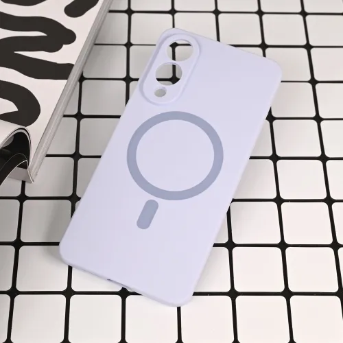 Futrola - maska Magsafe Pure color za Samsung S937 Galaxy S25 Edge svetlo plava.