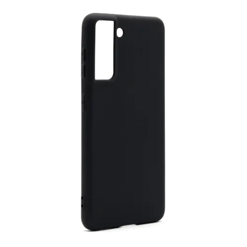 Futrola - maska ultra tanki KOLOR za Samsung G991 Galaxy S21 crna (MS).