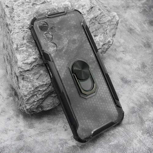 Futrola - maska DEFENDER RING CLEAR za Samsung A145R Galaxy A14 4G/Galaxy A14 5G crna (MS).