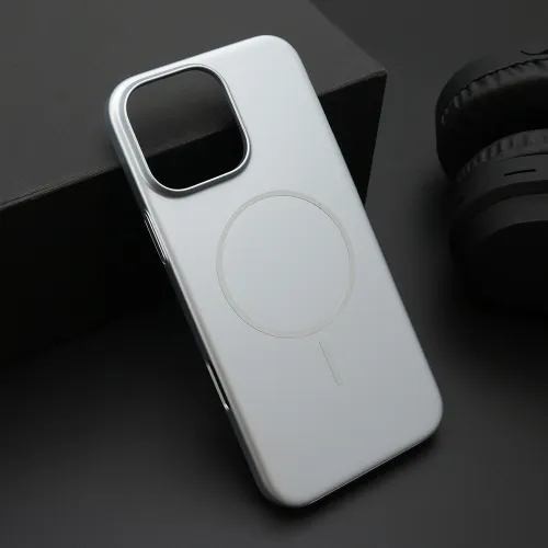 Futrola - maska PURE mat MagSafe za iPhone 16 Pro Max (6.9) srebrna (MS).