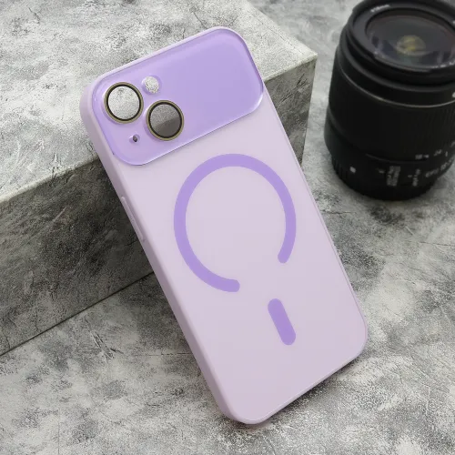 Futrola - maska PASTELPOP MagSafe za iPhone 13 (6.1) ljubicasta (MS).