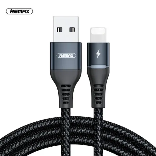 USB Data kabl Remax Colorful RC-152i za iPhone lightning crni 1m.