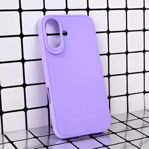 Futrola - maska 3D Camera za iPhone 16 6.1 ljubicasta.