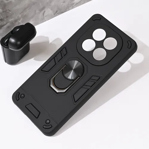 Futrola - maska Hard Ring za Xiaomi Redmi Note 14 Pro Plus 5G (EU) crna.
