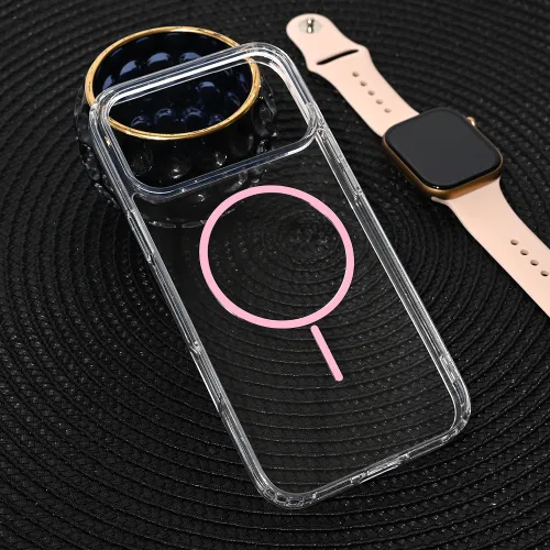 Futrola - maska Magsafe Color Line za iPhone 17 Pro Max 6.9 roze.