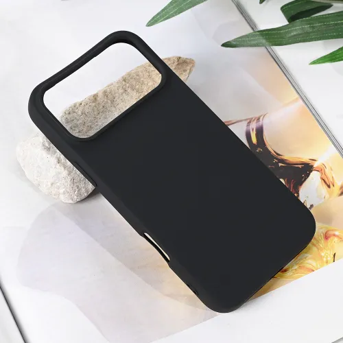 Futrola - maska Teracell Soft Velvet za iPhone 17 Pro Max 6.9 crna.