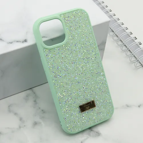 Futrola - maska DIAMOND SELECTION za iPhone 15 (6.1) mint (MS).