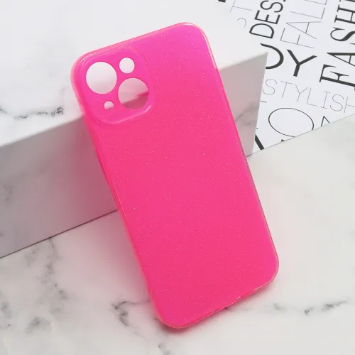 Futrola - maska GLOW SHINING za iPhone 14 (6.1) pink (MS).