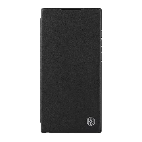 Futrola - maska Nillkin Qin Pro za Samsung Galaxy S23 Ultra crna (MS).