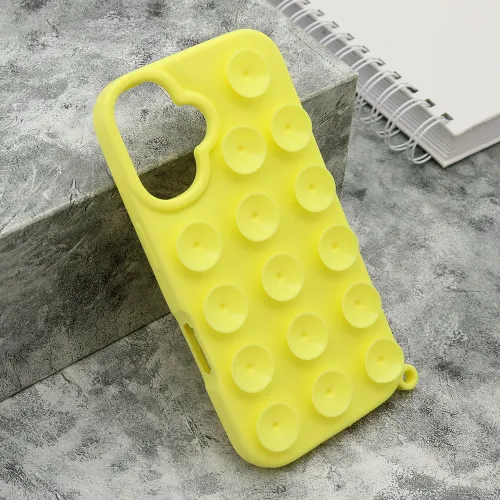 Futrola - maska OCTOBUDDY za iPhone 16 (6.1) zuta (MS).