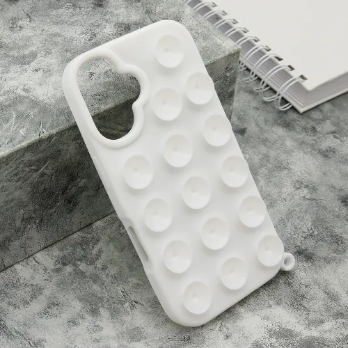 Futrola - maska OCTOBUDDY za iPhone 16 (6.1) bela (MS).