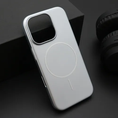 Futrola - maska PURE mat MagSafe za iPhone 16 Pro (6.3) srebrna (MS).
