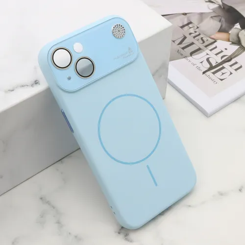 Futrola - maska PASTEL DREAMS MagSafe za iPhone 14 (6.1) plava (MS).