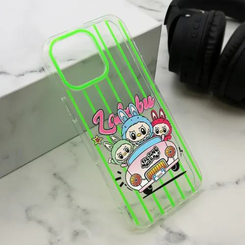 Futrola - maska print PARTY za iPhone 16 Pro Max (6.9) zelena LBB004 (MS).