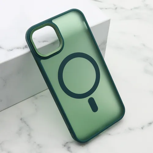 Futrola - maska SILKY MAGSAFE II za iPhone 11 (6.1) zelena (MS).
