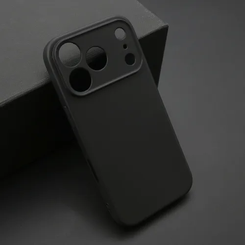 Futrola - maska ultra tanki KOLOR za iPhone 17 Pro (6.3) crna (MS).