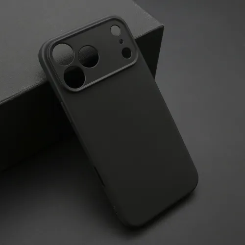 Futrola - maska ultra tanki KOLOR za iPhone 17 Pro Max (6.9) crna (MS).