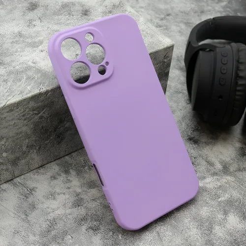 Futrola - maska VELVET TOUCH za iPhone 16 Pro Max (6.9) ljubicasta (MS).