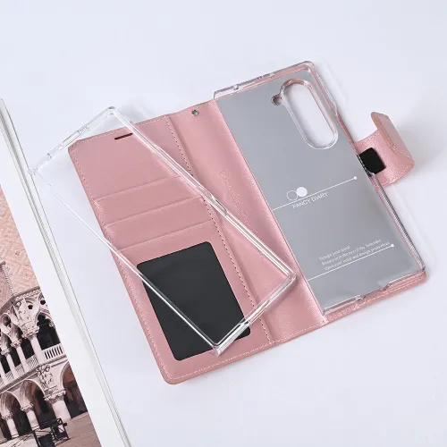 Futrola - maska Hanman Canvas Original za Samsung F966B Galaxy Z Fold 7 roze.