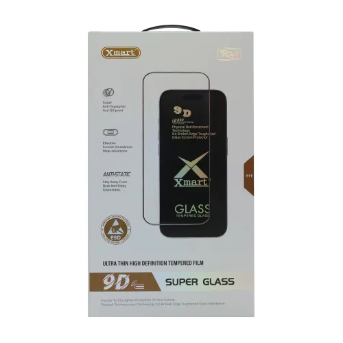 Zaštino staklo (glass) X mart 9D za iPhone 17 AIR (6.6) (MS).