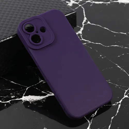 Futrola - maska Teracell Giulietta za iPhone 17 6.3 mat tamno ljubicasta.