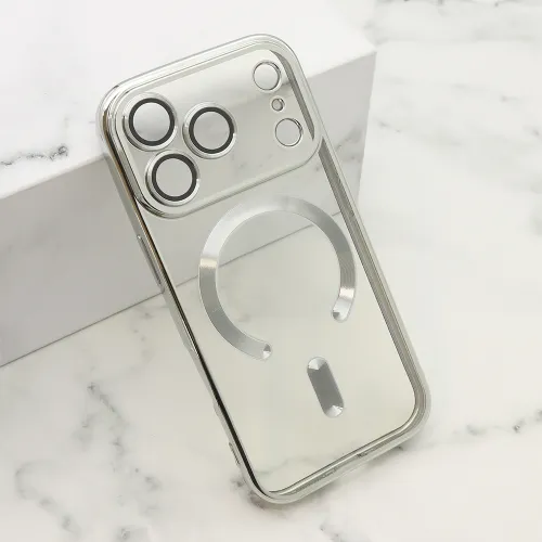 Futrola - maska CAMERA PROTECT MAGSAFE II za iPhone 17 Pro (6.3) srebrna (MS).