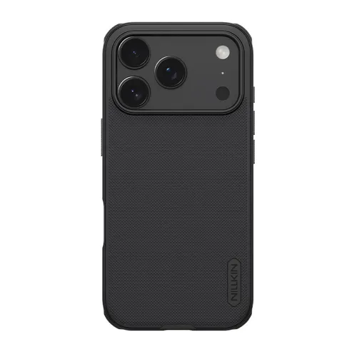 Futrola - maska NILLKIN Super Frost PRO za iPhone 17 Pro (6.3) crna (MS).