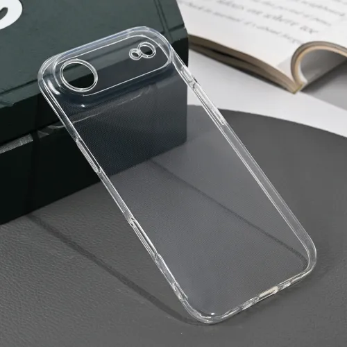Silikonska futrola - maska Skin za iPhone 17 Air 6.6 Transparent.