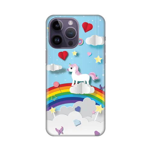 Silikonska futrola - maska print za iPhone 14 Pro Max 6.7 Unicorn.
