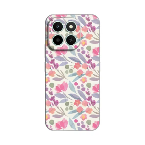 Silikonska futrola - maska print za Huawei Honor X6c Watercolor Flowers.