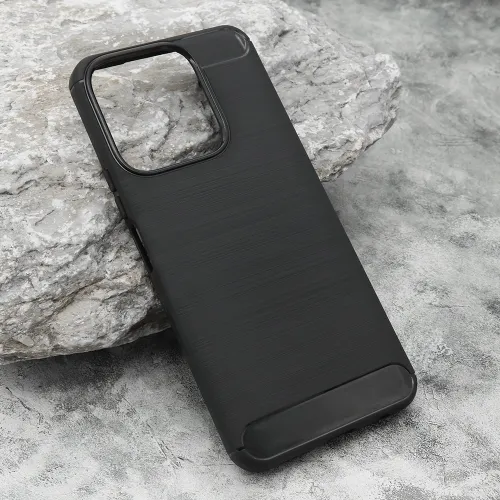 Silikonska futrola - maska BRUSHED za Huawei Honor X5b crna (MS).