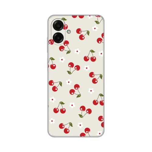 Silikonska futrola - maska print za Samsung A075F Galaxy A07 Cherry and Flowers.