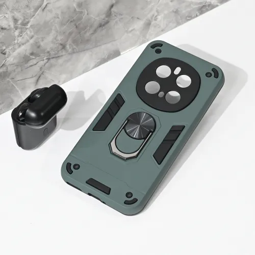 Futrola - maska Hard Ring za Huawei Honor Magic 7 Pro tamno siva.