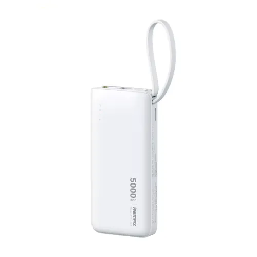 Power bank prenosiva baterija Remax Xiaoxiao RPP-676 2.1A 5000mAh bela.