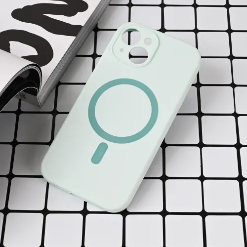 Futrola - maska Magsafe Pure color za iPhone 15 6.1 mint.