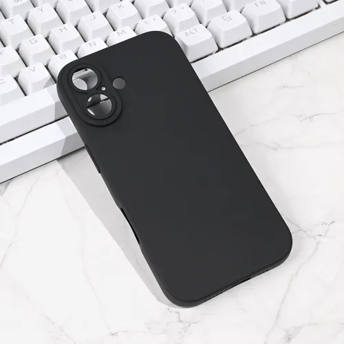 Futrola - maska Silikon Pro Camera za iPhone 17 6.3 crna.