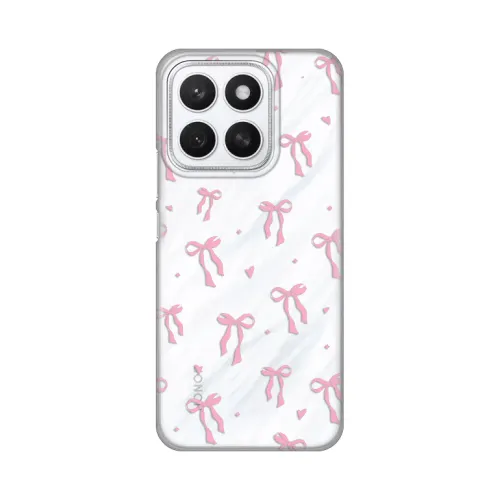 Silikonska futrola - maska print Skin za Huawei Honor X8c Cute Bow.