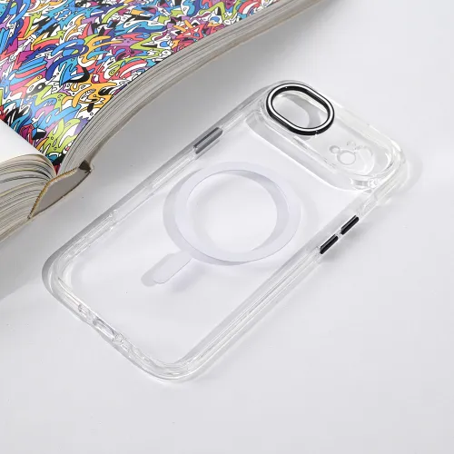 Futrola - maska Magsafe Color Pop za iPhone 17 Air 6.6 bela.